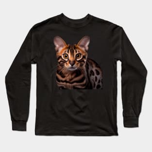 Bengal Cat - A Sweet Gift Idea For All Cat Lovers And Cat Moms Long Sleeve T-Shirt